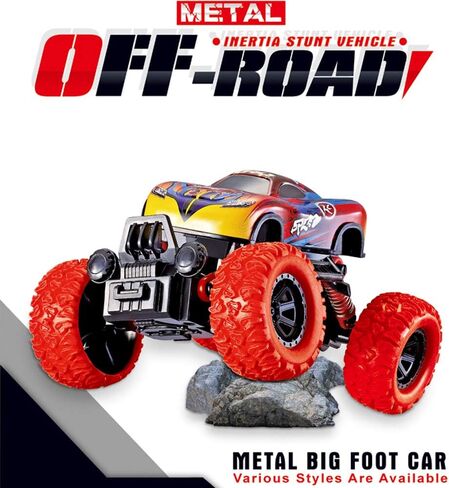 Pull Back Cars for Kids, Monster Trucks Toys for 3 Year Old Boys, Alloy Toy Car Toy Trucks for Boys Girls Toddler Inertia Cars Birthday Gifts in Kuwait