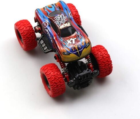 Pull Back Cars for Kids, Monster Trucks Toys for 3 Year Old Boys, Alloy Toy Car Toy Trucks for Boys Girls Toddler Inertia Cars Birthday Gifts in Kuwait