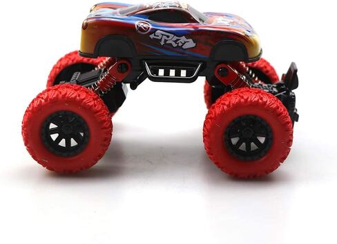 Pull Back Cars for Kids, Monster Trucks Toys for 3 Year Old Boys, Alloy Toy Car Toy Trucks for Boys Girls Toddler Inertia Cars Birthday Gifts in Kuwait