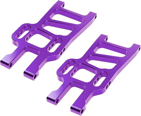 Metal Front Lower Suspension Arm Upgrade Part 08005 Compatible with Redcat Racing HSP 94111 1/10 RC Car Truck (Blue) in Kuwait