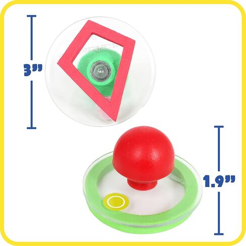 READY 2 LEARN CE6736 LEARN Giant Stampers - Geometric Shapes - Outlines - Set of 10 - Easy to Hold Foam Stamps for Kids - Arts and Crafts Stamps for Displays, Posters, Signs and DIY Projects in Saudi Arabia
