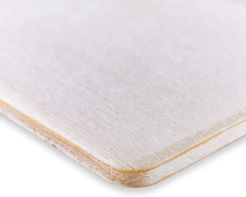 50 Pack Unfinished Natural Wood Rectangle Blank Pieces Wooden Tags Slices for Arts & Crafts, Painting DIY Decorations, Embellish, Burning & Staining (2.08" x 1.37" inches, 3mm) in Saudi Arabia