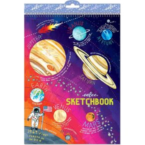 eeBoo: Solar System Sketchbook/60 Pages, Multicolor, Inspires Artists of All Ages, Allows Doodling, Coloring, Sketching, or Creative Artwork, Perfect for Children of All Ages in Saudi Arabia
