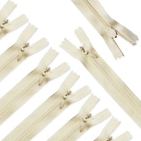 Renashed 45pcs 21.5 Inch Mix Nylon Invisible Zippers for Tailor Sewer Sewing Craft Crafter's Special 20 Colors (Mix Color)