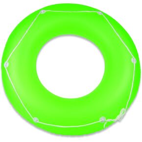 Poolmaster Neon Frost Large Swimming Pool Float Inner Tube, Green
