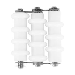 مكواة فرد الأسلاك الناعمة المصنوعة من النايلون من Naajop لصنع المجوهرات، مقبض صغير 0.5-2 مم DIY أدوات لف خط سلك ألومنيوم حرفية، 3 بكرات in Kuwait