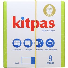 كيت باس اقلام تلوين كبيرة من 12 لون - اقلام تلوين ساطعة وجريئة لأي سطح تقريبًا بما في ذلك الورق والزجاج والمرايا in Kuwait