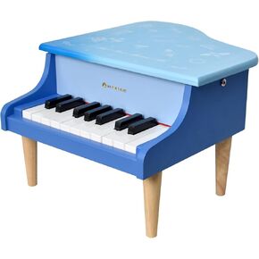 MUSICUBE Kids Piano 18 Keys Grand Piano for 3-7 سنوات من العمر المبتدئين الفتيات الأولاد أول ألعاب بيانو صغيرة تعليمية اختيار هدية الآلة الموسيقية (النطاق: C4-F5)