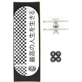 سكال فينغربوردز لوح تزلج صغير احترافي احترافي ياباني 34 ملم من 5 طبقات مع عجلات محامل سي ان سي in Kuwait