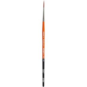 KINGART Premium Radiant 6350-2 Liner Series Artist Brush, Synthetic Taklon Hair, Short Handle, for Acrylic, Oil and Watercolor Painting, Size 2