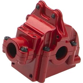Aluminum Alloy 144001 Differential Gearbox Housing Cover Gear Box Shell Compatible with WLtoys 144001 1/14 RC Car Upgrade Parts (Red)