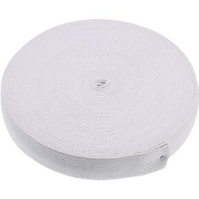 برشلونيتا | 50 ياردة × 1 بوصة | خياطة مرنة | بكرة شريط مطاطي | لفافة متماسكة، قابلة للتمدد، إيلستان حرفية | صنع في الولايات المتحدة الأمريكية (أسود) in Kuwait