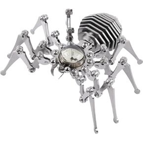 مجموعة نماذج عنكبوت معدنية ثلاثية الأبعاد من MENZOM، منشار معدني ميكانيكي ثلاثي الأبعاد من Spider King، نموذج قابل للفصل يدويًا من الفولاذ المقاوم للصدأ مع ساعة، ألعاب للكبار (لون معدني) in Kuwait
