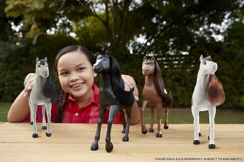 ماتل سبيريت انتيمد حصان هيرد هورس (8 انش/20.32)، راس متحرك، رجل طويل، موقف مرح ولون جميل، هدية رائعة لمحبي الخيول من سن 3 سنوات فما فوق in Kuwait