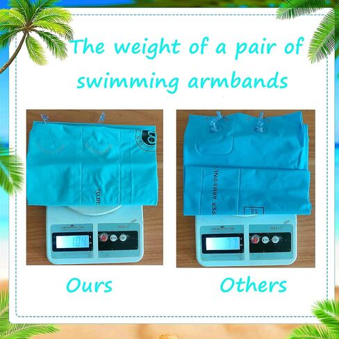 FOYOCER Arm Floaties for Kids 3-5 Swim Arm Bands Floater Sleeves 8PCS Pool Floats Set Includes PVC Inflatable Toddler Floaties Anti-Fog Swimming Goggles Swimming Cap Air Pump and Drawstring Backpack in Saudi Arabia