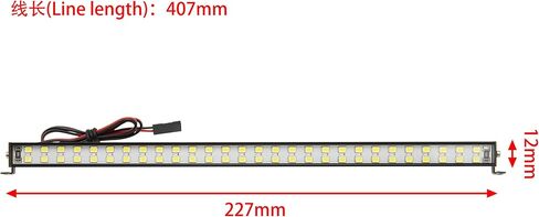 مصباح LED للسيارة الزاحفة بجهاز تحكم عن بعد 1/6 من دي كيه كيه واي، 56 مصباح سقف لسيارة اكسيال SCX6 JLU رانجلر in Saudi Arabia