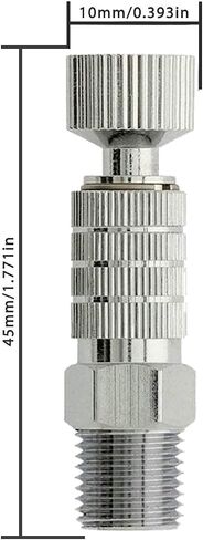 Airbrush Quick Release Disconnect Coupler Adapter Kit with Adjustment Valve, Extra 4 Female Fitting & Extra 5 O-Ring Kit, 1/8 Male -1/8 Female Hose Connections in Saudi Arabia