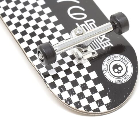 سكال فينغربوردز لوح تزلج خشبي احترافي كامل 34 ملم اصدار ياباني اسود مع عجلات محمل سي ان سي in Kuwait