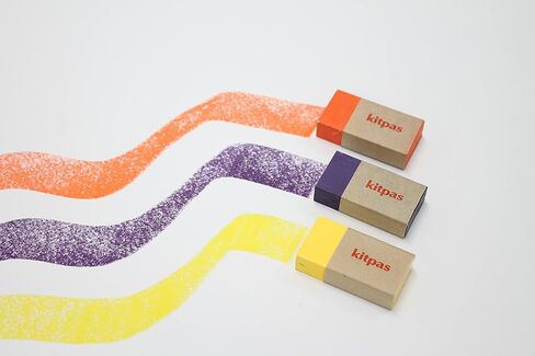 كيت باس اقلام تلوين كبيرة من 12 لون - اقلام تلوين ساطعة وجريئة لأي سطح تقريبًا بما في ذلك الورق والزجاج والمرايا in Kuwait