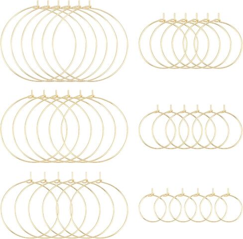 UNICRAFTALE Ear Wine Stainless Steel Hoop Earring Findings Hypoallergenic Earring Hoops for Women Hoop Earrings Making in Kuwait