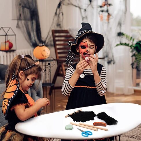 FREEBLOSS 3 Set DIY Macrame Wall Hanging Kit Bat Macrame Kit for Beginners Bat Wall Hanging Ornaments with Step by Step Tutorial in Kuwait