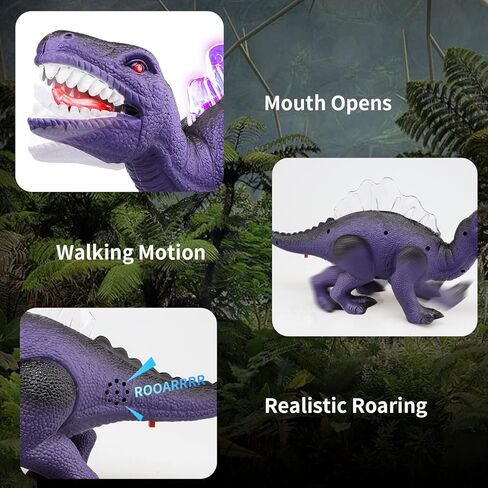 STEAM Life Walking Dinosaur Toy Robot Dinosaur Toy Walks, Mouth Moves, Roars and Lights Up - Robot Toys for Kids 3-5 Electronic Pet Dino Toy for Boys Girls 3 4 5 6 7 8 Year Old in Kuwait