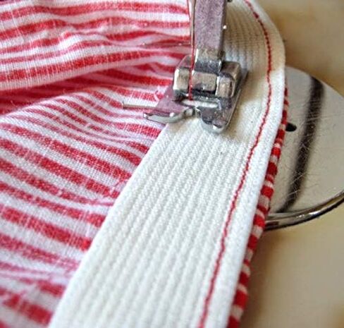 برشلونيتا | 50 ياردة × 1 بوصة | خياطة مرنة | بكرة شريط مطاطي | لفافة متماسكة، قابلة للتمدد، إيلستان حرفية | صنع في الولايات المتحدة الأمريكية (أسود) in Kuwait