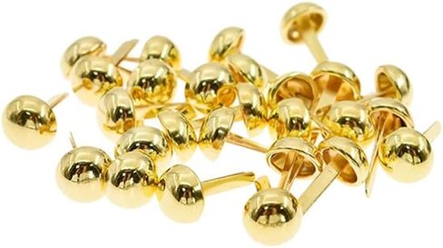 500 Pcs 10mm Round Paper Fasteners Brads Scrapbooking DIY Supplies for Art Crafting Crafts DIY Projects Black in Kuwait