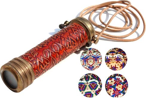 افضل هدية مصنوعة يدويا من النحاس الاصفر - مظهر عتيق - لمسة نهائية عتيقة - مشكال للاطفال والاصدقاء والعائلة والاطفال هدية عيد الحب - عدسات عاكسة ثلاثية الابعاد هدية الكريسماس in Kuwait