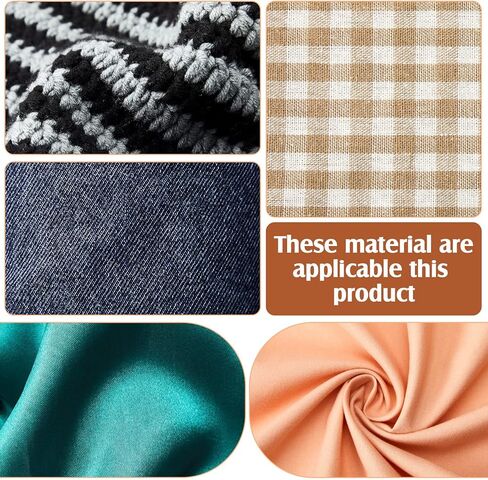 Tranqun 8 لفات حديد على شريط حاشية 0.4، 0.8، 1.2، 1.6 بوصة شريط حاشية غير مخيط، شريط حاشية قابل للانصهار للسراويل الجينز والستائر والملابس القماشية، أسود وأبيض in Kuwait