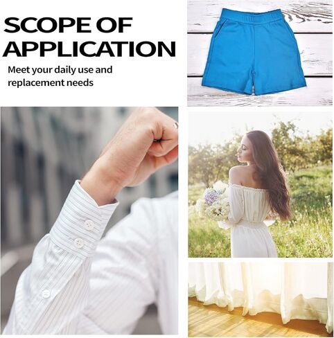 sxlaonanhai 2 لفات من شريط القماش، شريط لاصق من القماش ذو حافة ملفوفة من الحديد، شريط شبكي لاصق قابل للانصهار لربط أطواق ستائر الملابس (أبيض 0.4 بوصة/65 ياردة و0.6 بوصة/65 ياردة) in Kuwait