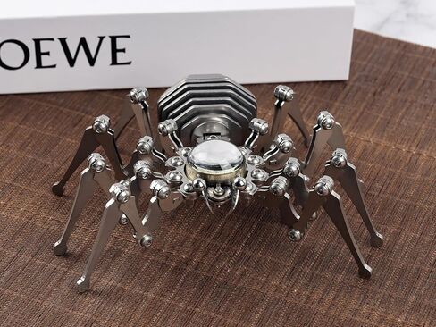 مجموعة نماذج عنكبوت معدنية ثلاثية الأبعاد من MENZOM، منشار معدني ميكانيكي ثلاثي الأبعاد من Spider King، نموذج قابل للفصل يدويًا من الفولاذ المقاوم للصدأ مع ساعة، ألعاب للكبار (لون معدني) in Kuwait