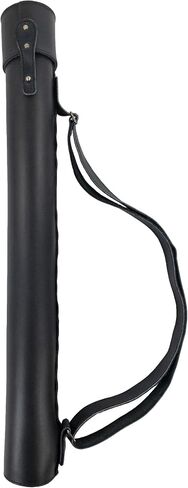 Hide & Drink, Architect Drawing Blueprint Tube with Adjustable Strap, Document Storage Tube, Full Grain Leather, Handmade, Bourbon Brown in Saudi Arabia