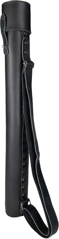 Hide & Drink, Architect Drawing Blueprint Tube with Adjustable Strap, Document Storage Tube, Full Grain Leather, Handmade, Bourbon Brown in Saudi Arabia
