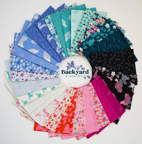 Backyard Layer Cake (42 Pieces) by Sarah Watts for Ruby Star Society (RS2084LC) in Kuwait