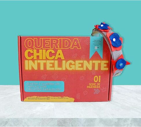 DIY Light-Up Headband: Electrical Engineering STEM Activity Kit, Build Confidence & Skills, Gift for Girls Ages 8-12, Award Winning STEM Education Activity in Kuwait