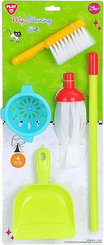 Playgo Toys Enterprises Ltd PlayGo My First Cleaning Playset 4 Pieces Designed for Kids Ages 2+ Years in Saudi Arabia