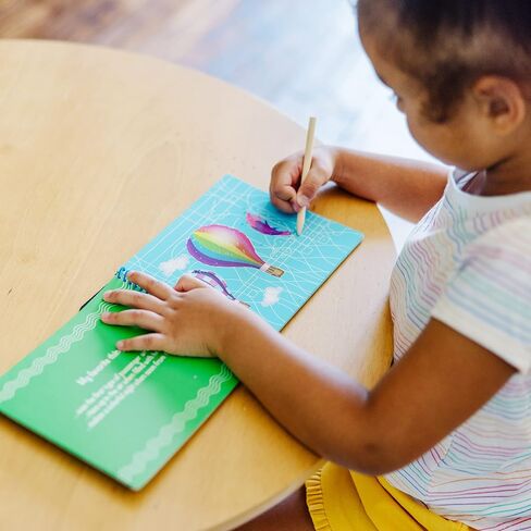 Melissa & Doug On the Go Scratch Art Activity Books Set - Fairy Tales, Favorite Things, Safari Animals in Kuwait