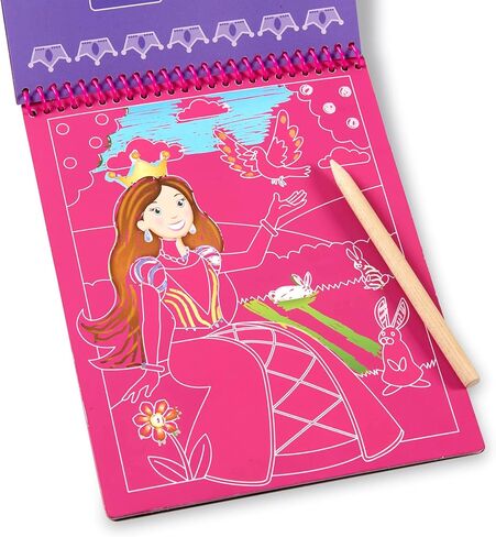 Melissa & Doug On the Go Scratch Art Activity Books Set - Fairy Tales, Favorite Things, Safari Animals in Kuwait