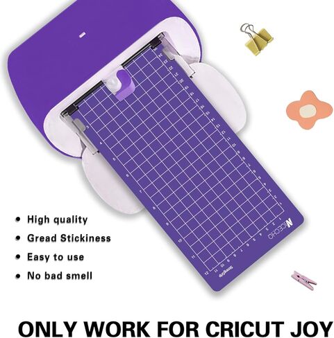 سجادة القطع من Nicecho لآلة Cricut Joy، 7 قطع من سجادات القطع (4 قطع 4.5×12 بوصة و3 قطع 4.5×6.5 بوصة)، ملحقات بديلة لسجادات القطع اللاصقة المتنوعة لملحقات Cricut Joy in Kuwait