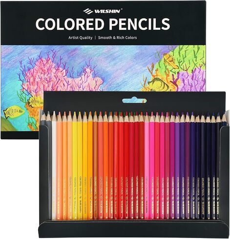 72 Count Colored Pencils Set, Professional Color Pencils for Adult Coloring Books, Soft Core Artist Sketching Drawing Pencils Drawing Supplies for Adults Kids, Back to School Art Supplies Kit in Kuwait