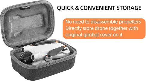 Carrying Case for DJI Mini 3 Pro, Compact Storage Bag Portable Carrying Case Compatible with DJI Mini 3 Pro Controller(DJI RC) in Kuwait