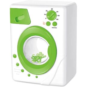 ميسكو مجموعة العاب غسالة ملابس للعب التظاهري للاطفال، مجموعة ادوات غسيل للاطفال الصغار، اضواء واصوات حقيقية، هدية رائعة للاعمار من 3 سنوات فما فوق (اخضر) in Kuwait