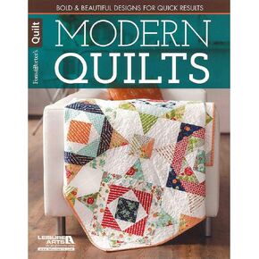 LEISURE ARTS Fons and Porter Modern Quilts Book, 11 Contemporary Quilt Patterns, Bold Geometric Designs, Carefully Planned and Stash-Friendly Options, 64 Pages Softcover in Kuwait