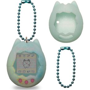 Silicone Cover Case for Tamagotchi Original, Protective Sleeve Skin for Original Tamagotchi Digital Pet Accessories(Only Case)(Blue)