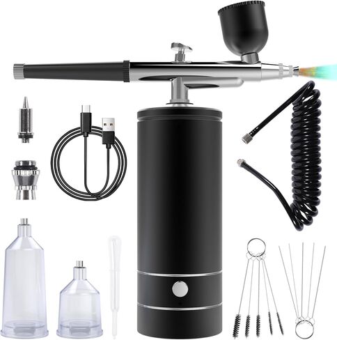 مجموعة البخاخة، آلة مكياج البخاخة، آلة بخاخة الأظافر، مجموعة بخاخة لاسلكية، بخاخة مكياج لصبغ الشعر، وفن الأظافر، وتزيين الطعام، والمكياج، والرسم in Kuwait