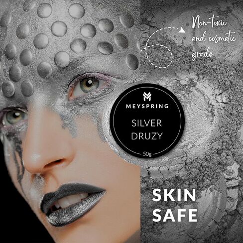 مجموعة MEYSPRING Gemstones Collection مسحوق ميكا لراتنجات الإيبوكسي - 100 جرام - ألوان صبغات إيبوكسي لفن الراتنج، فن الجيود - مسحوق صبغات الراتنج ومسحوق ميكا من درجة مستحضرات التجميل - مجموعة صبغات راتنجات الإيبوكسي in Kuwait