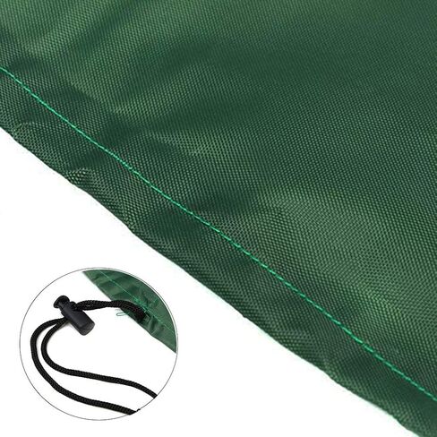 غطاء رمل من Oslimea برباط، مقاس 59.05 بوصة × 59.05 بوصة، غطاء رمل مربع مقاوم للغبار، غطاء حماية لحوض السباحة باللون الأخضر لألعاب الرمل المظلة in Kuwait