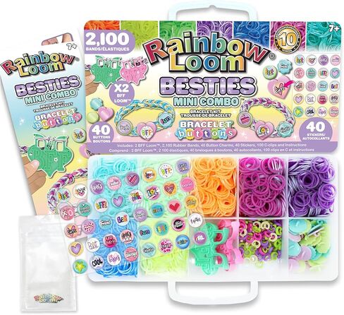Rainbow Loom BFF Mega Button Set Featuring New BFF Loom in Kuwait