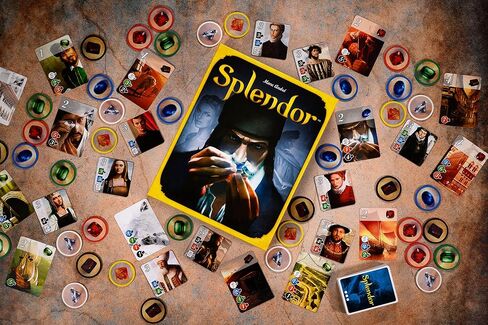 مجموعة الألعاب اللوحية روعة ومدن روعة | تتضمن لعبة Splendor Base وCities of Splendor Expansion | لعبة لوحة استراتيجية تعدين الأحجار الكريمة للبالغين والأطفال | صُنع بواسطة رعاة البقر في الفضاء in Kuwait